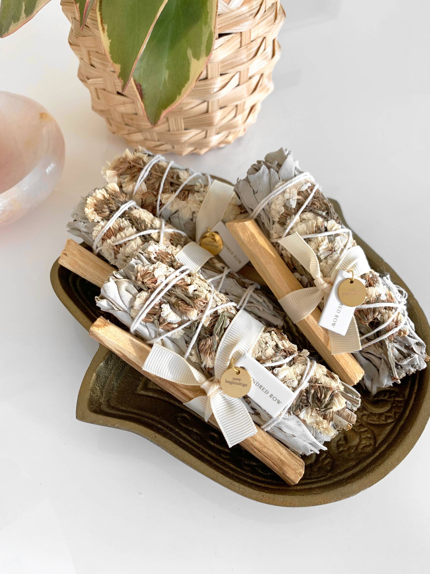 Floral White Sage and Palo Bundle, New Beginnings