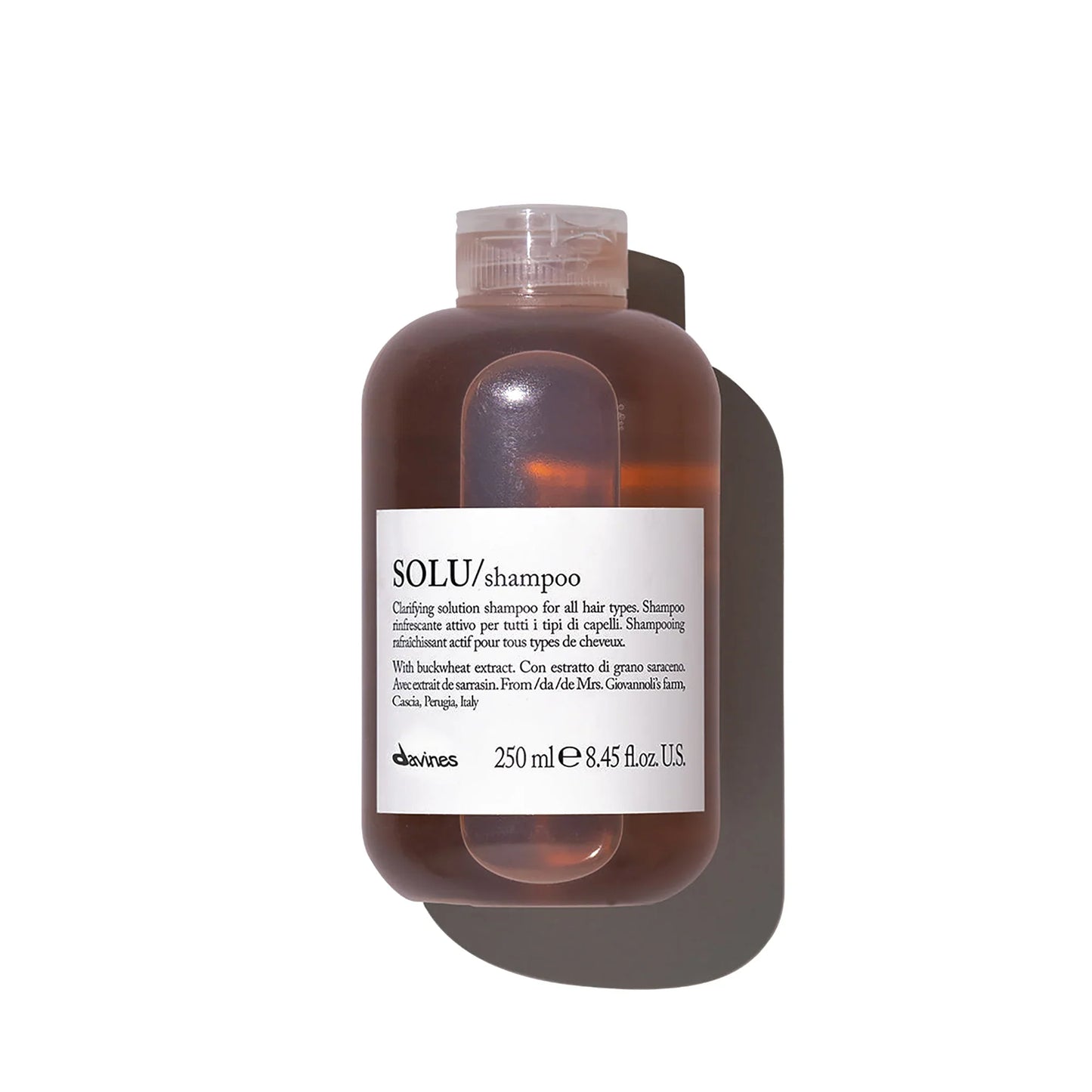 SOLU Cleansing Shampoo Removes Residue