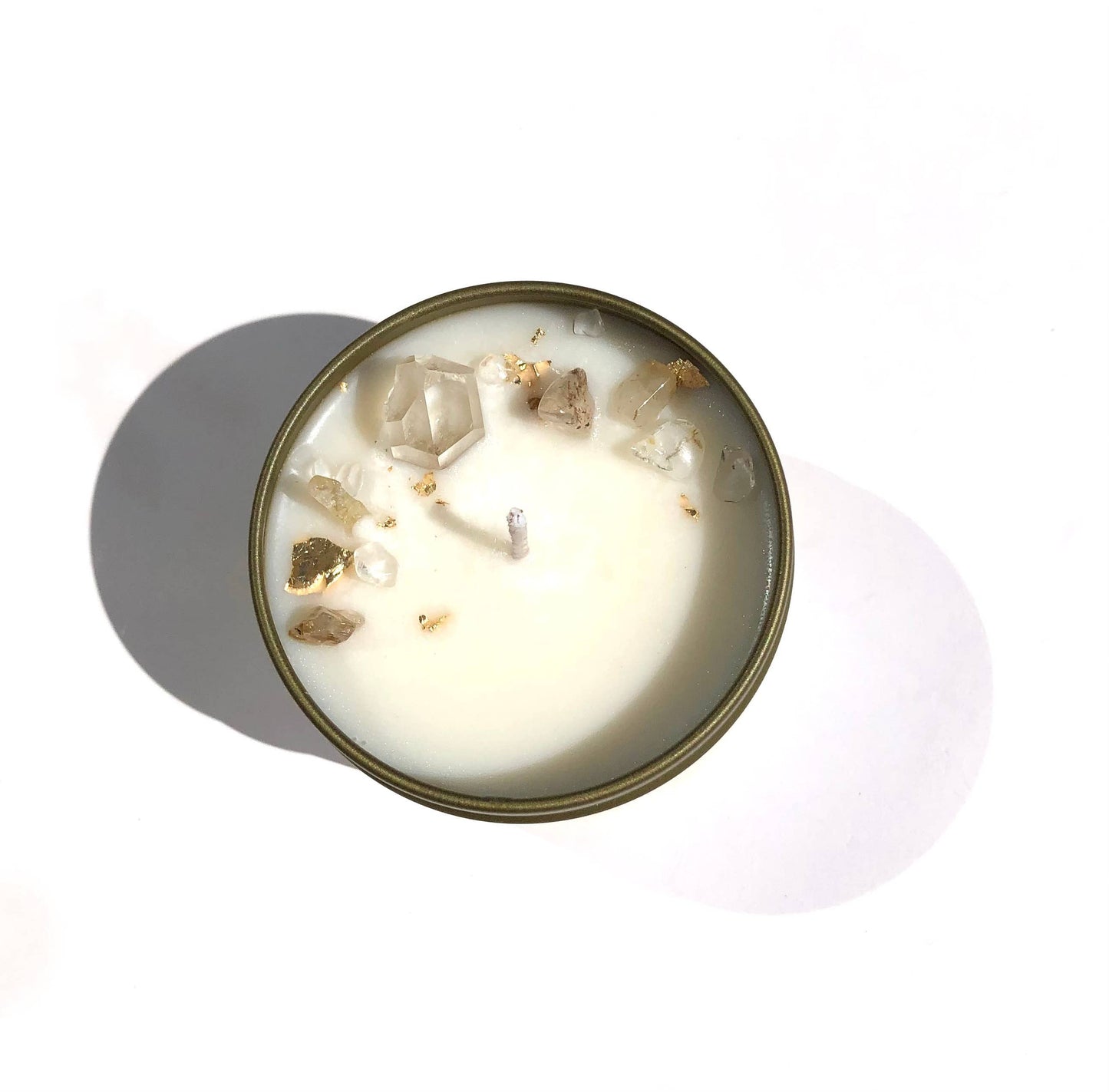 Coconut Soiel Candle Soy wax Quartz infused Summer Scents