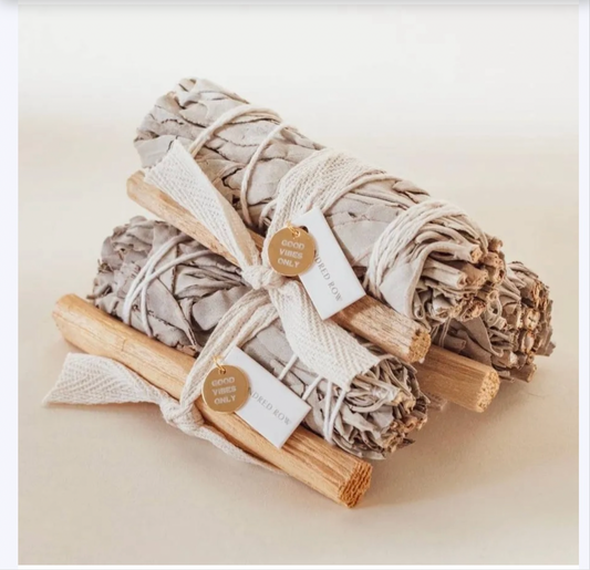 California white sage and Palo Santo bundle