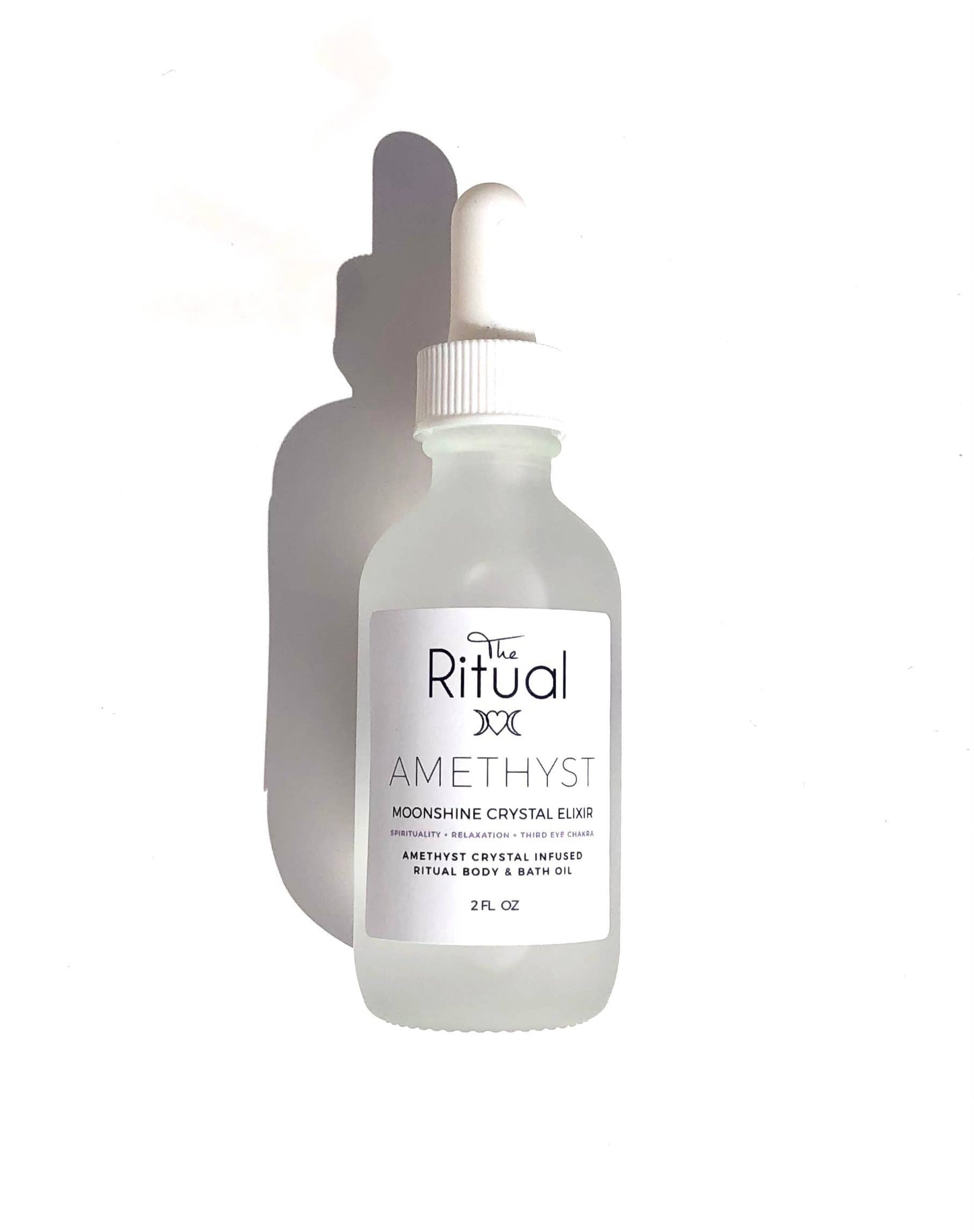 Amethyst Botanical Body & Bath oil Organic Crystal lavender
