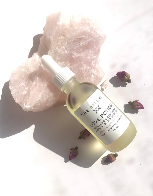 Love Potion Body & Bath oil organic rose Quartz