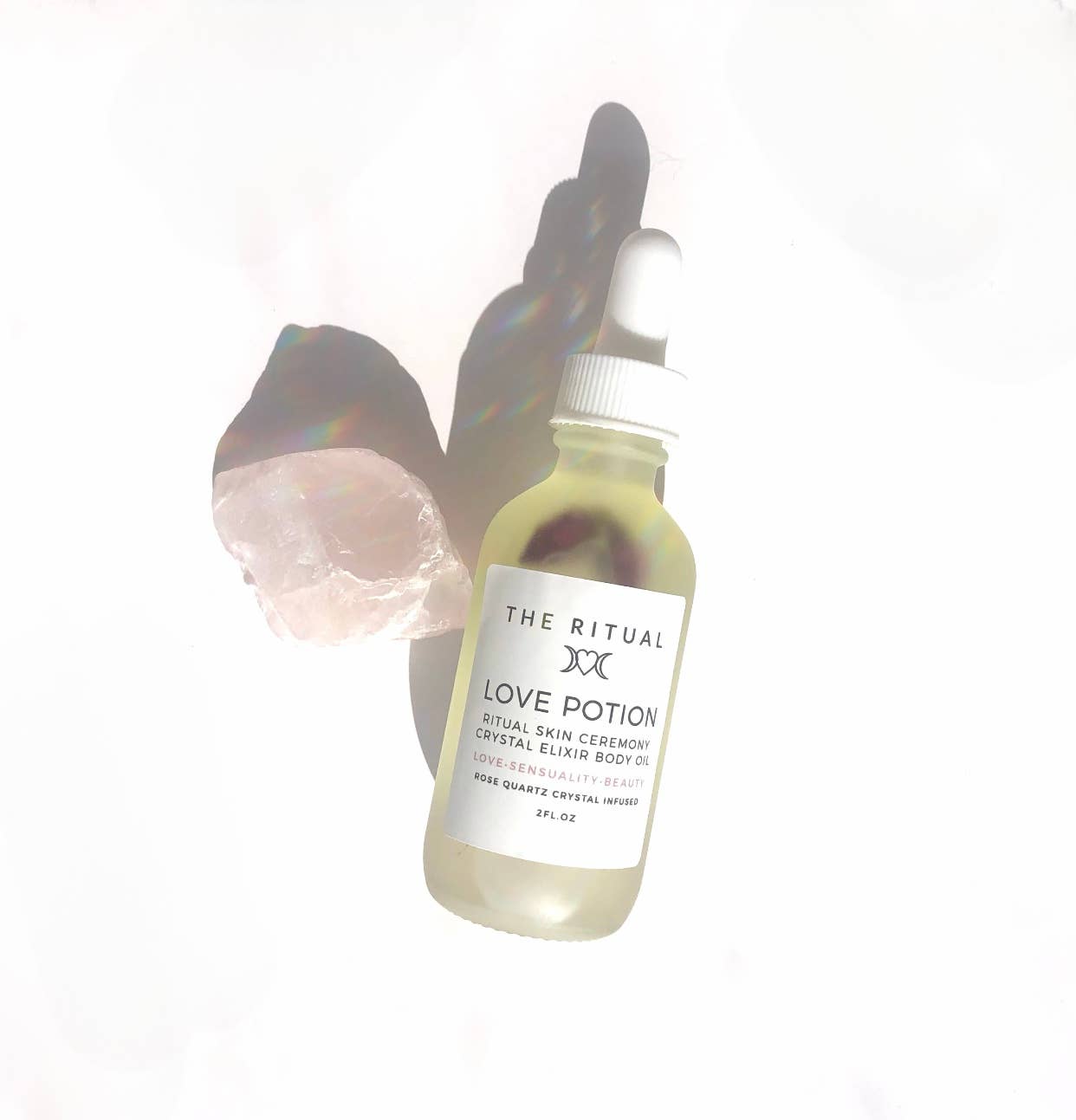 Love Potion Body & Bath oil organic rose Quartz