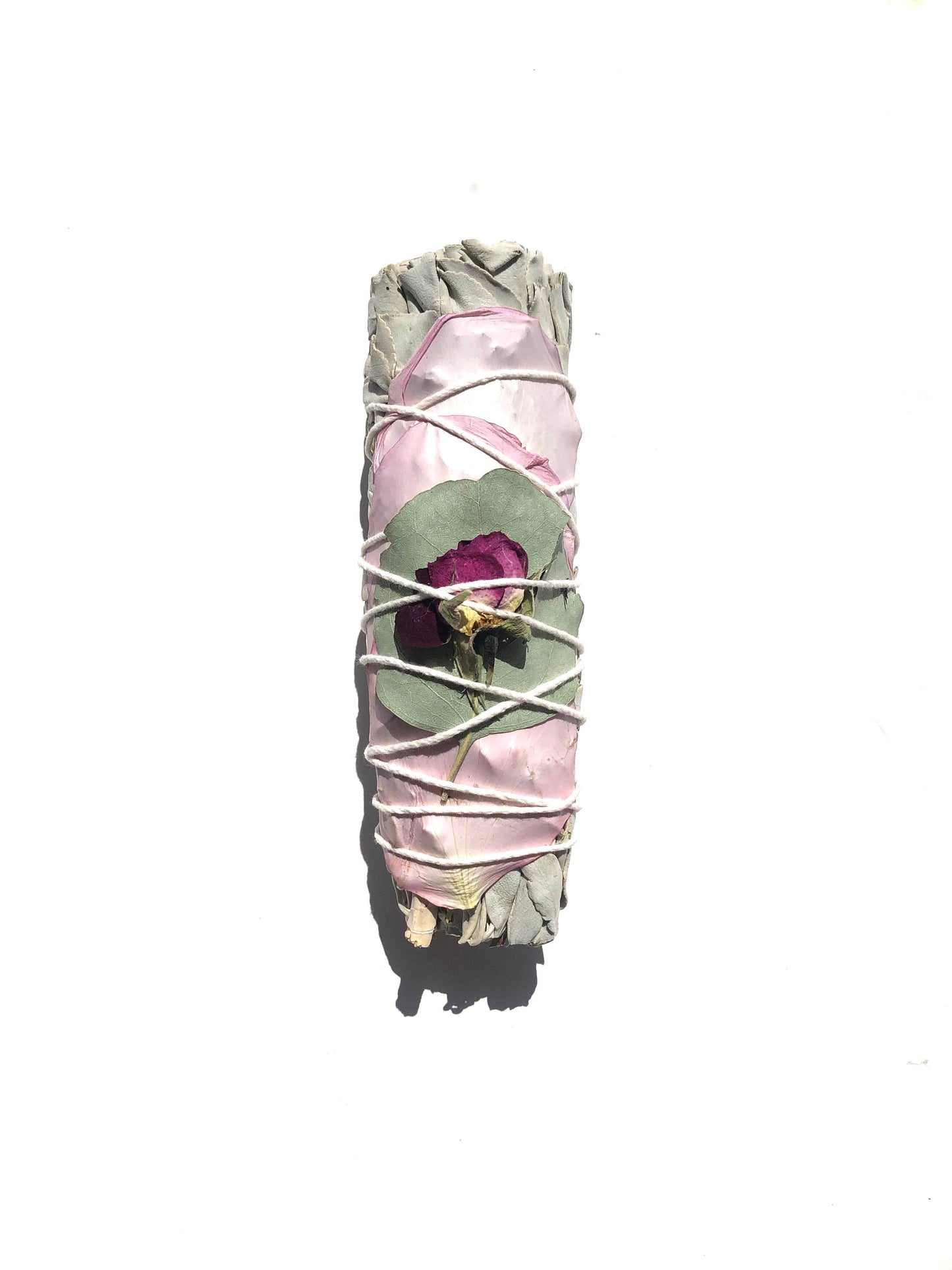 Rose Sage Eucalyptus Bundle Smudge stick
